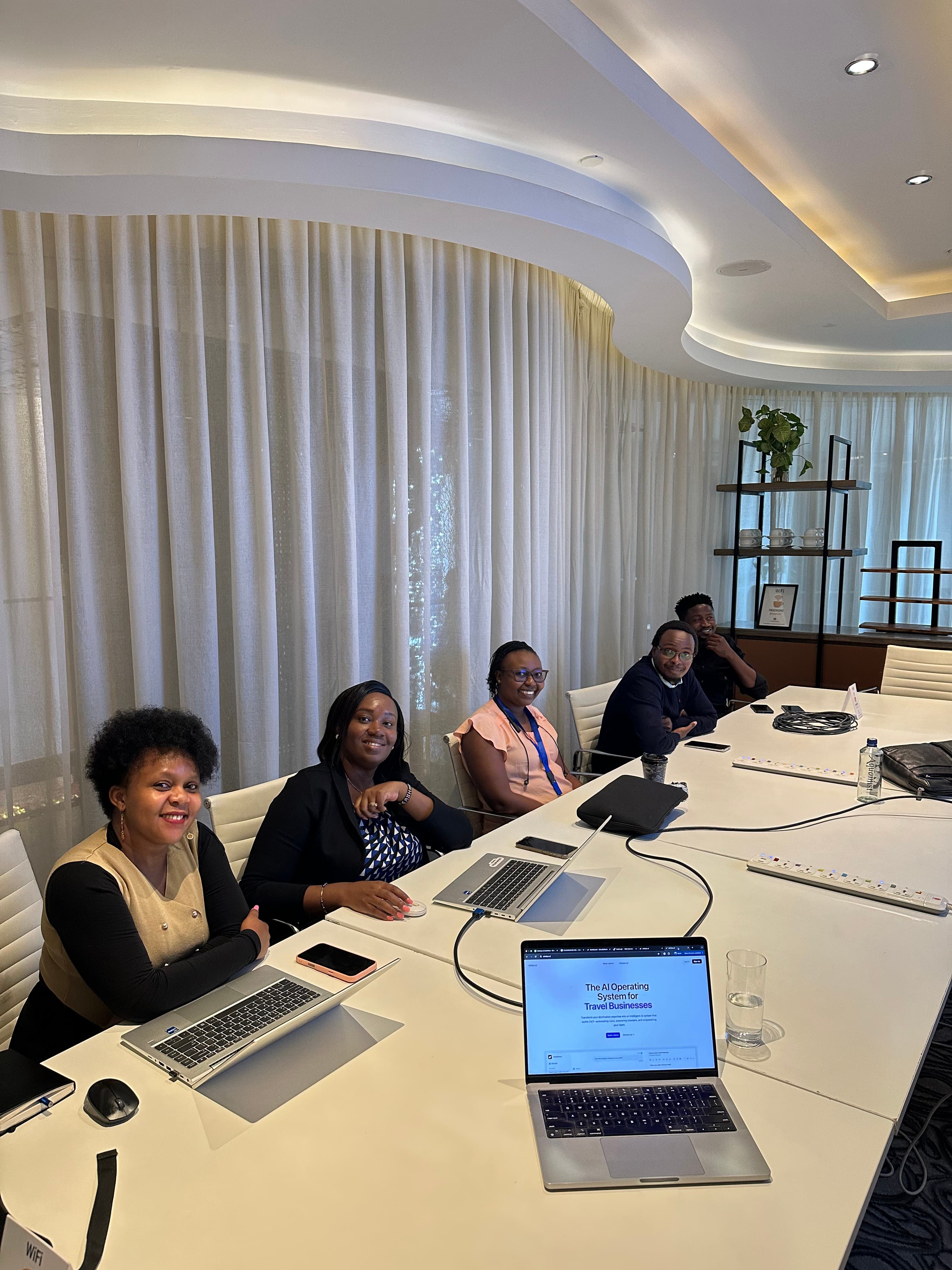 Tribe Hotel team session with Simbas